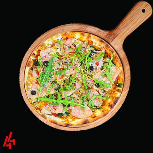 پیتزا ایتالیایی اسفناج بوقلمون