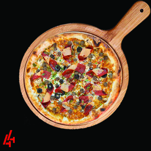 پیتزا ایتالیایی بیکن کنیباله